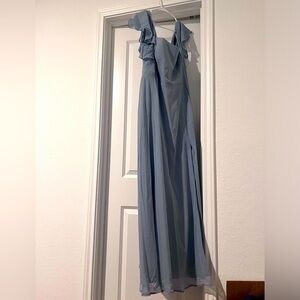 Dusty Blue Bridesmaid Dress